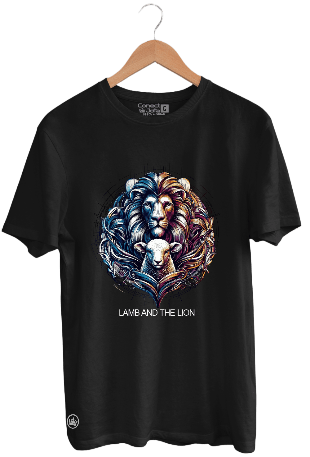 CAMISETA CORDEIRO E O LEÃO