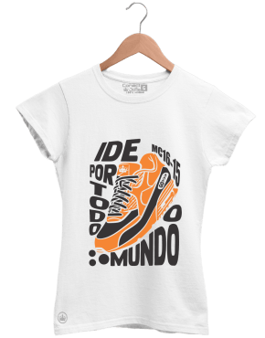 CAMISETA IDE POR TODO O MUNDO