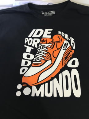 CAMISETA IDE POR TODO O MUNDO